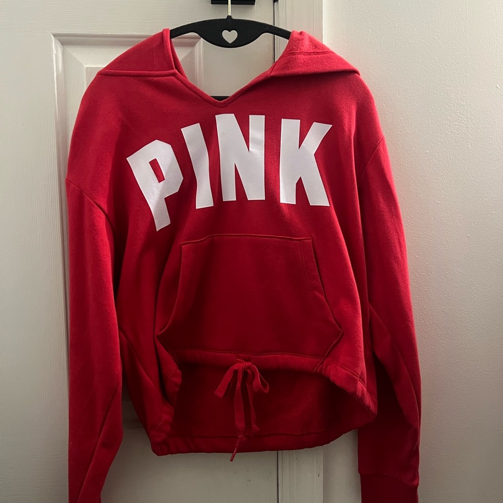 pink! crop sweater! Cute for fall!!